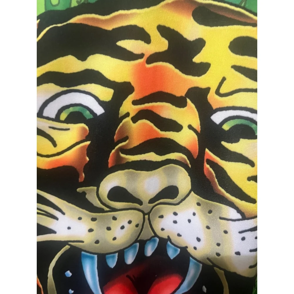 2000s All Over Graphic Tiger New York Ed Hardy by Christian Audigier Track Jacke - Picture 8 of 14